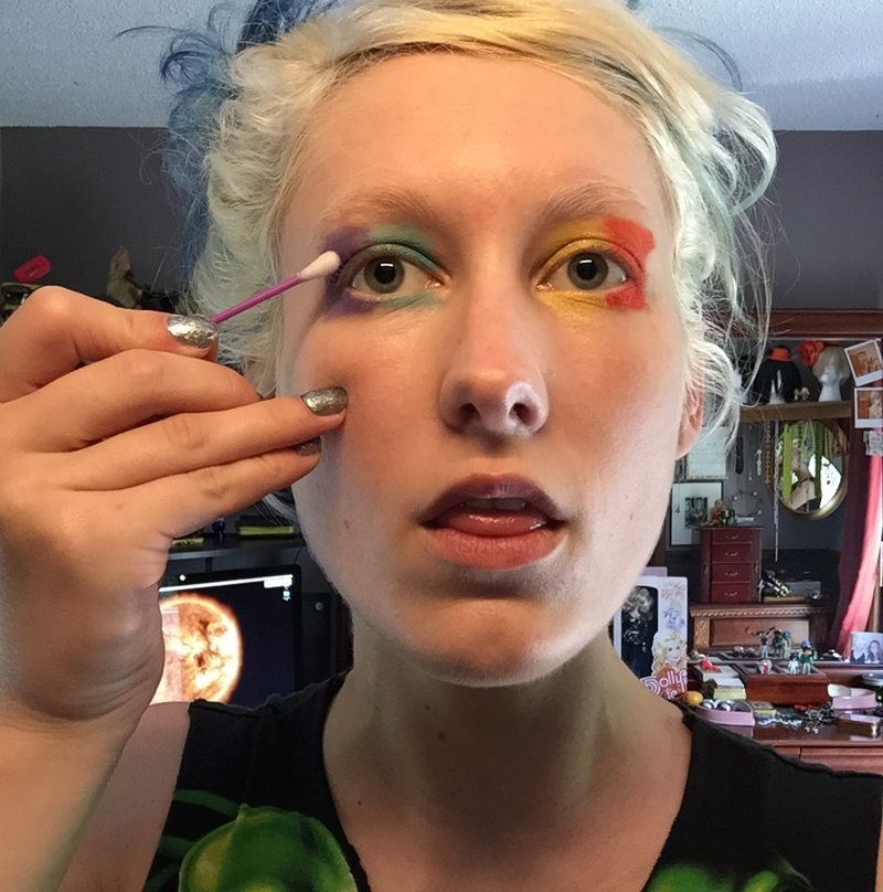Illustration for article titled Too Much, Girl: Rainbow MakeupÂ